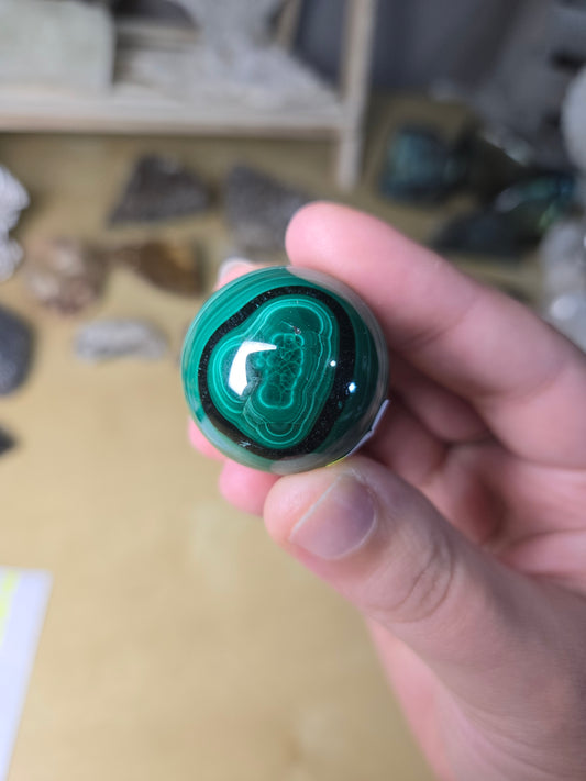 Malachite sphere