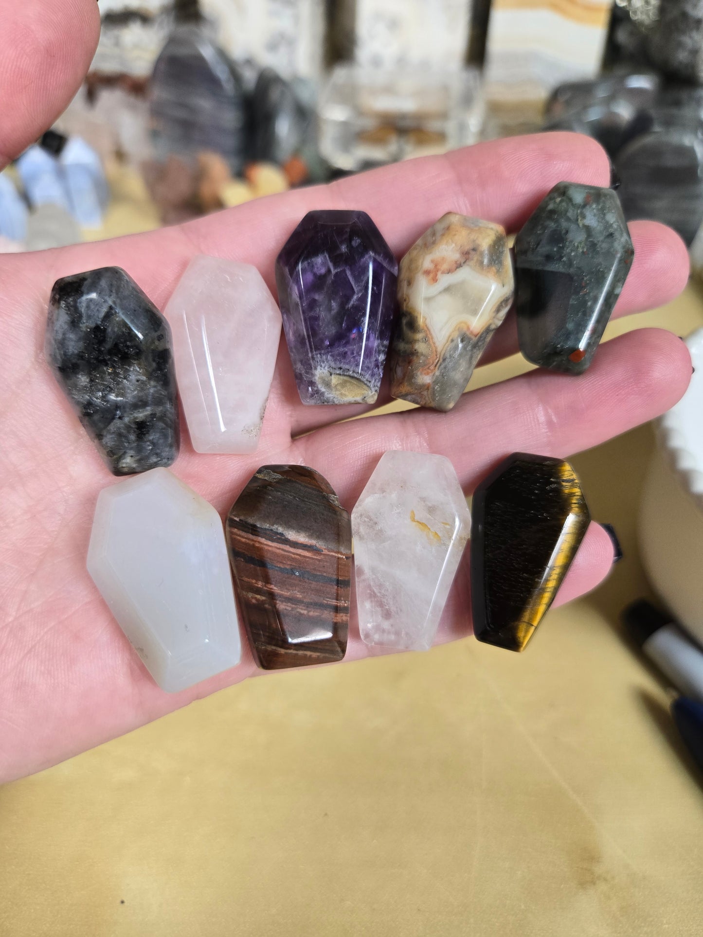 Coffin carving small