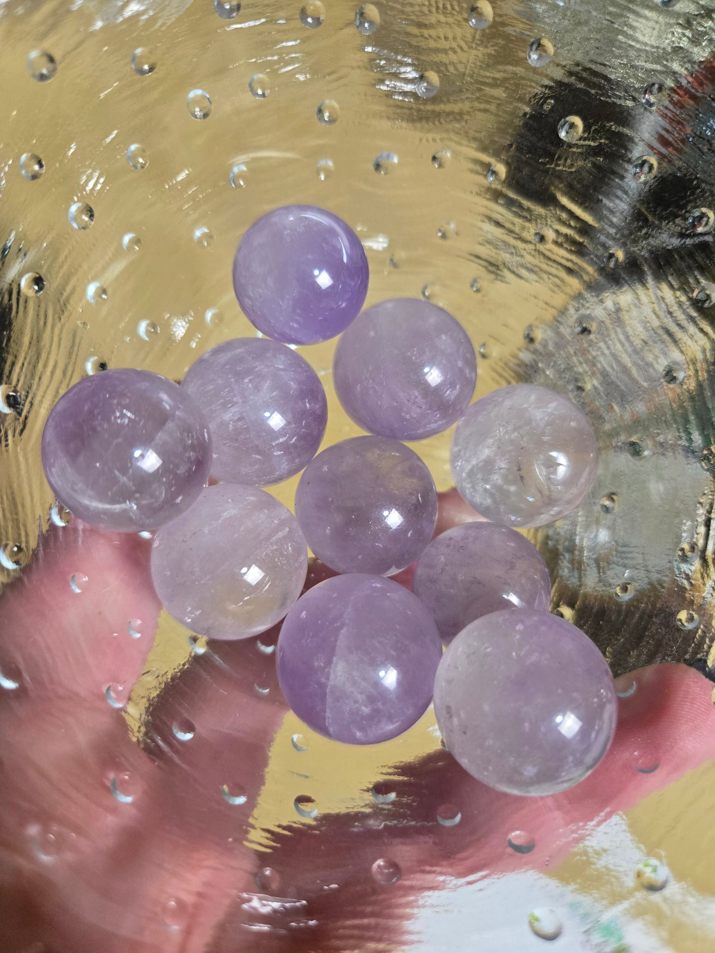 Amethyst mini sphere