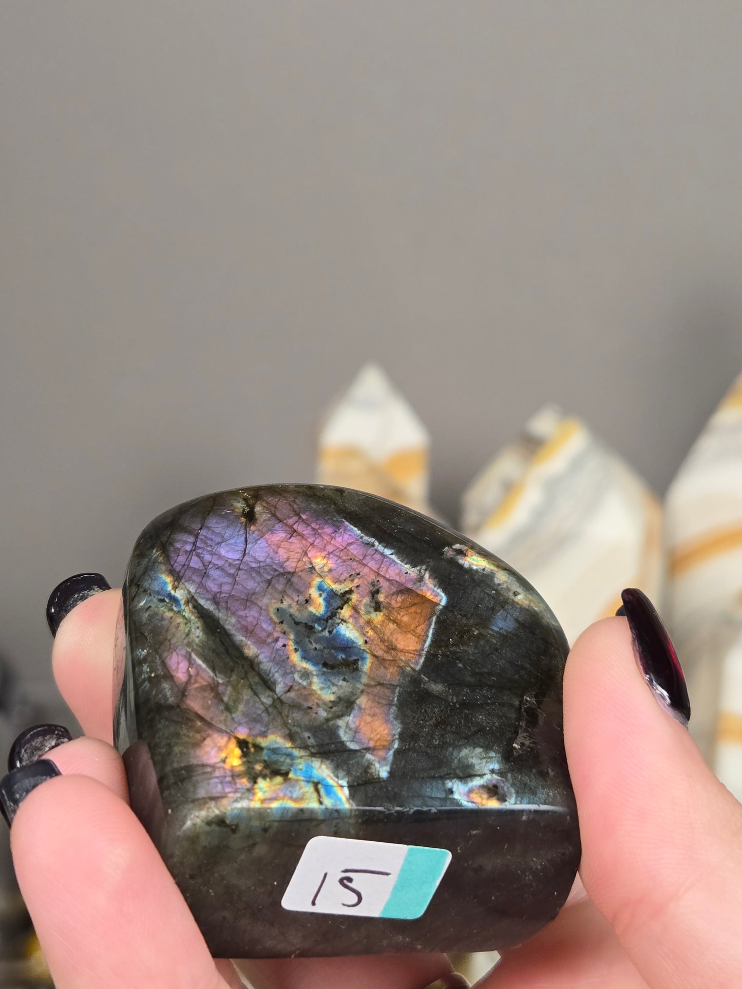 Purple Flash Labradorite Freeform