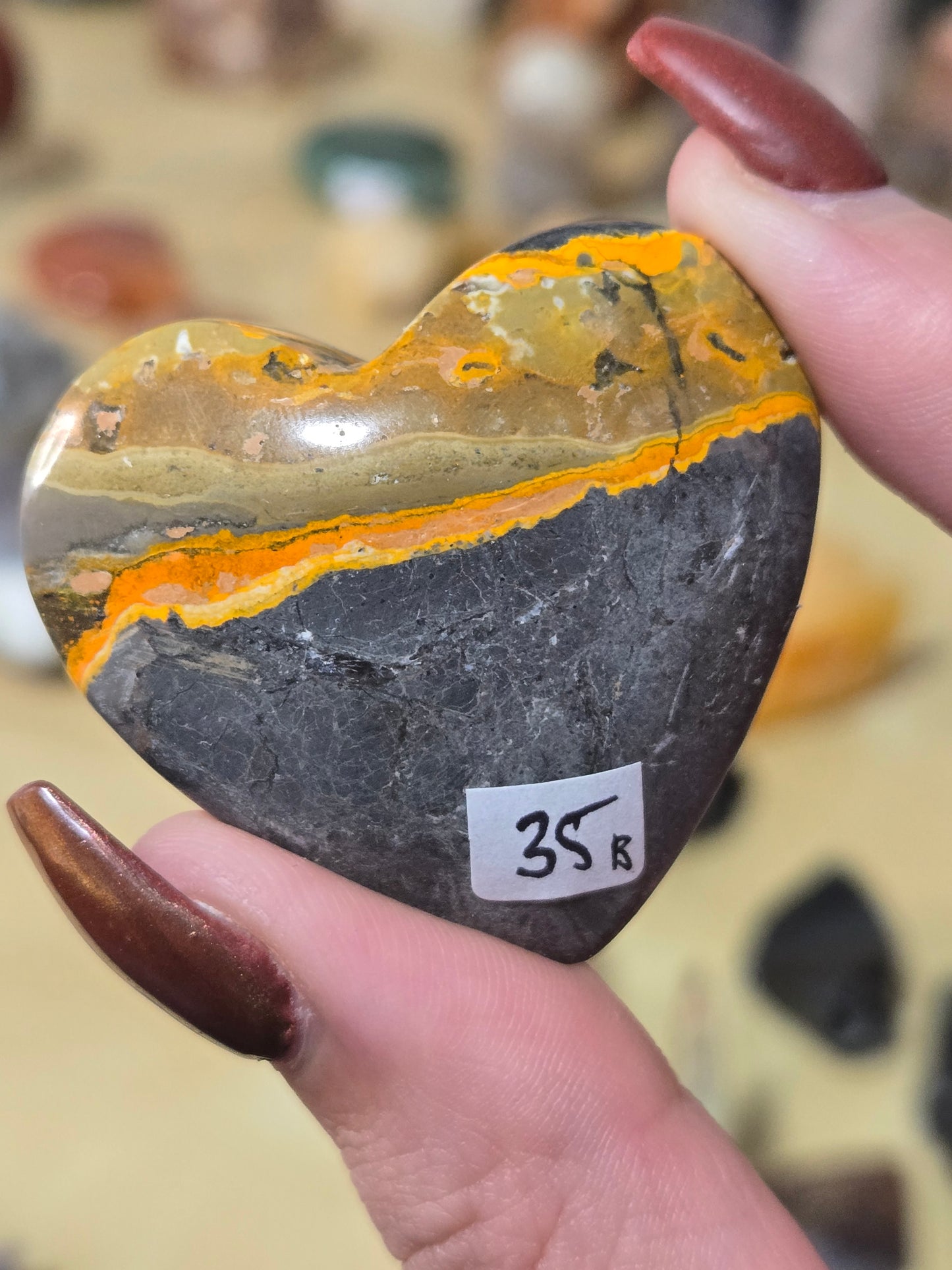 Bumblebee Jasper heart