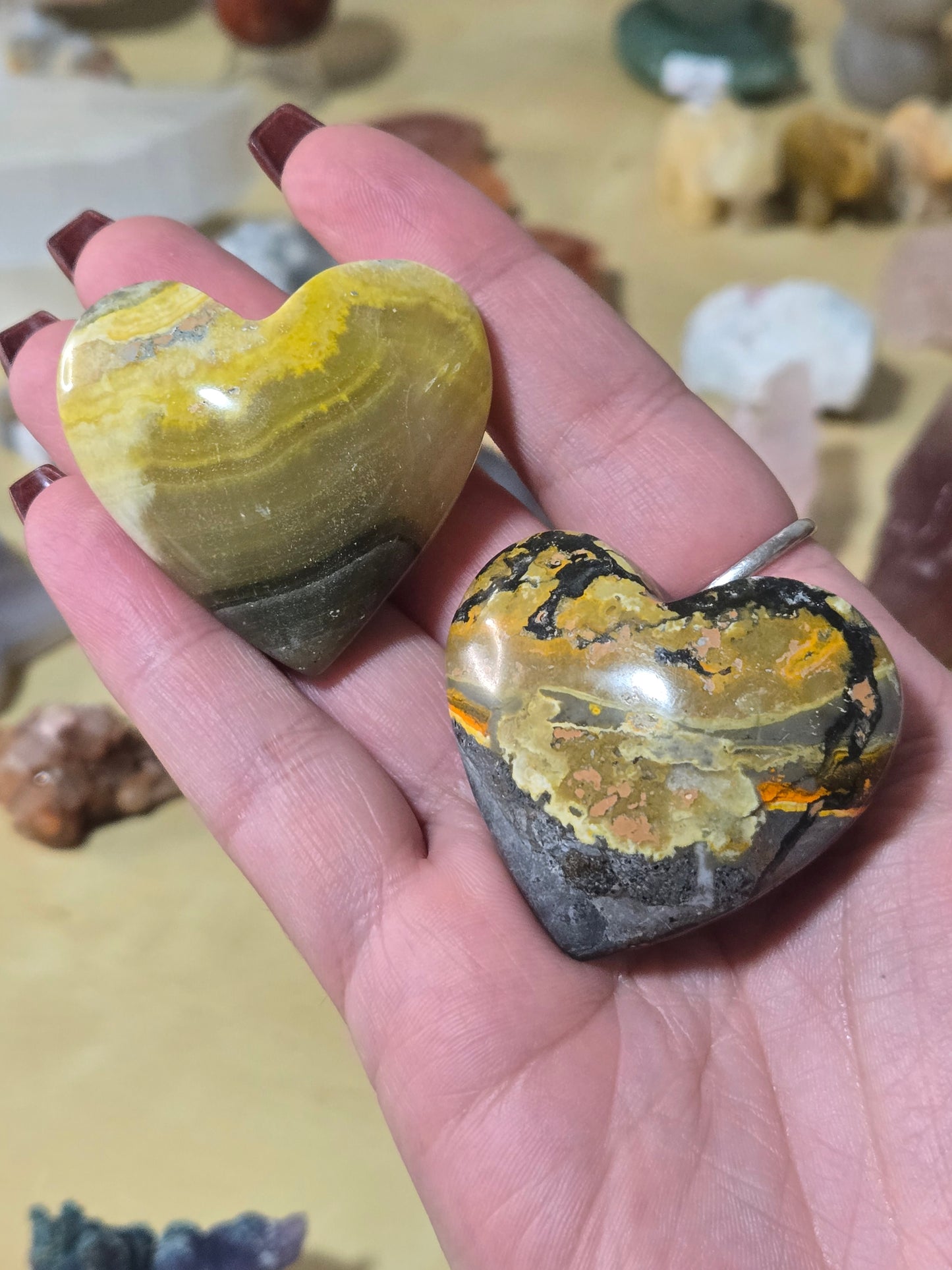 Bumblebee Jasper heart