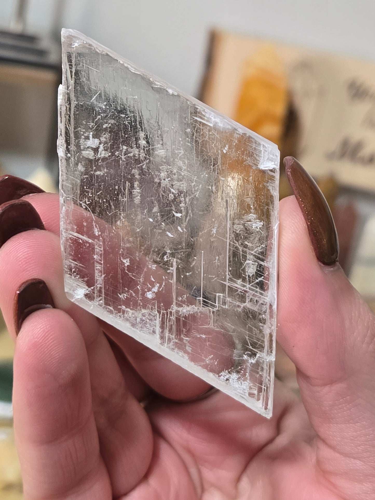 Clear Selenite window raw