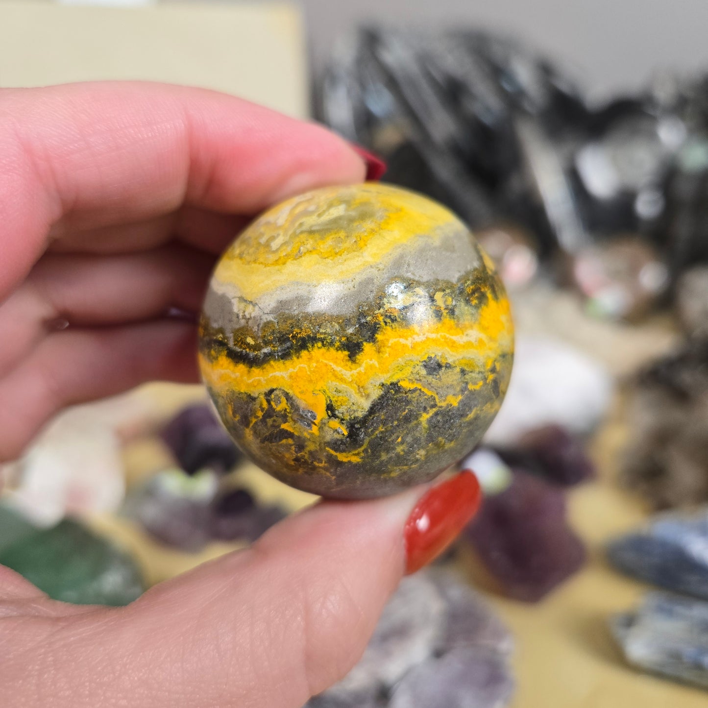 Bumblebee Jasper sphere