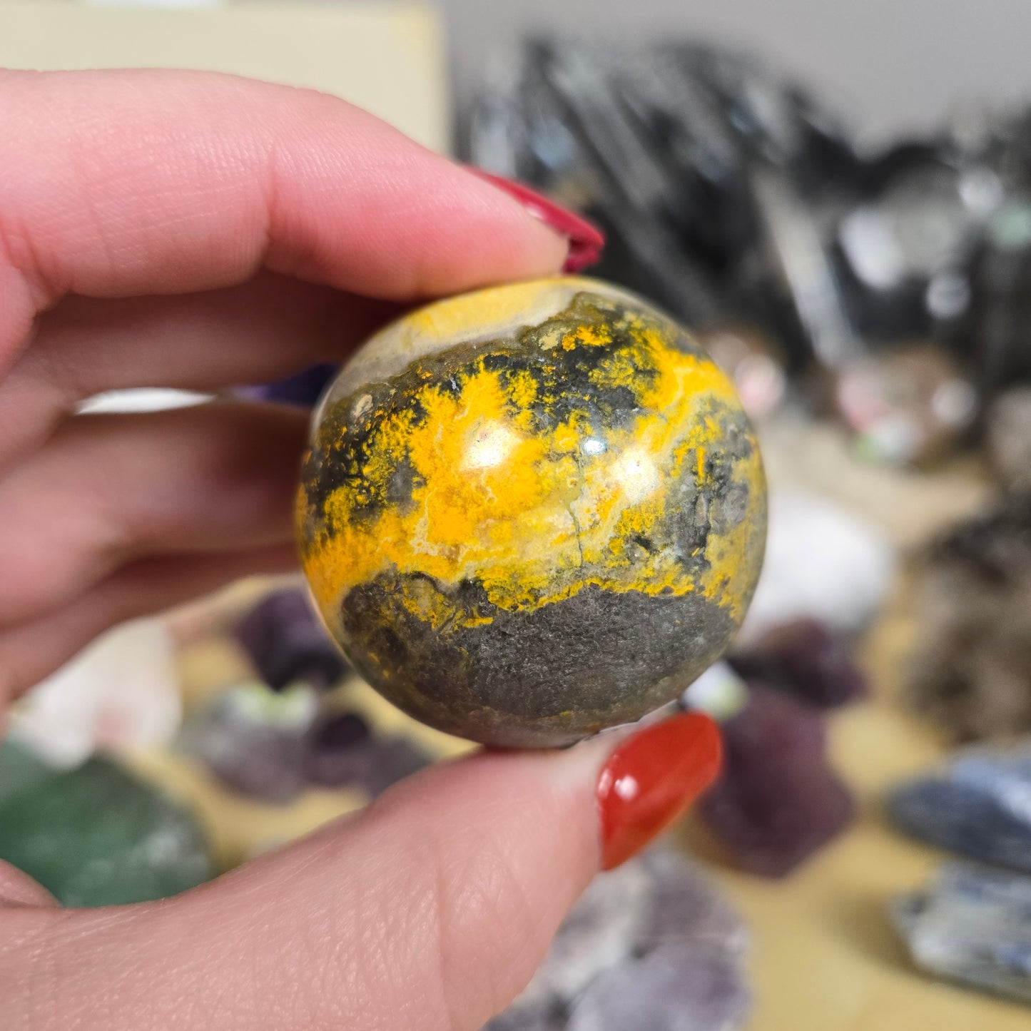 Bumblebee Jasper sphere