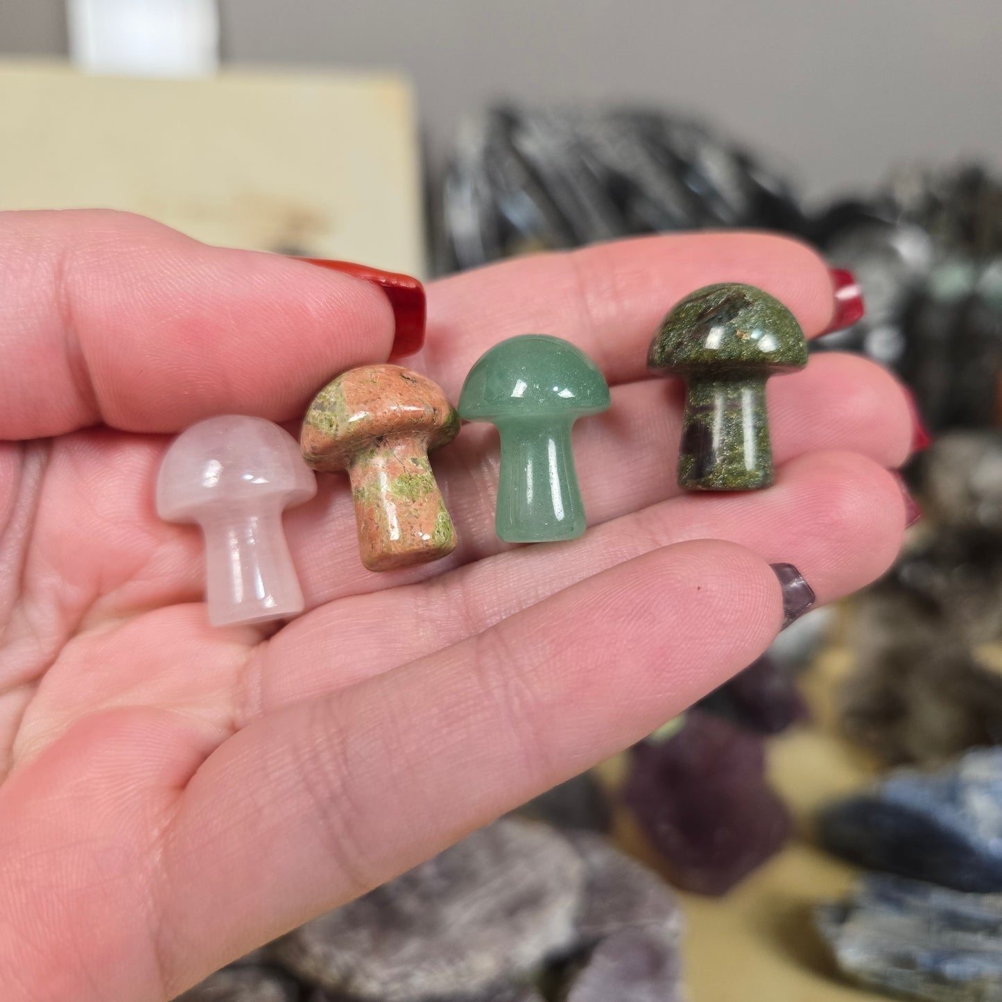 Mini Mushroom carving