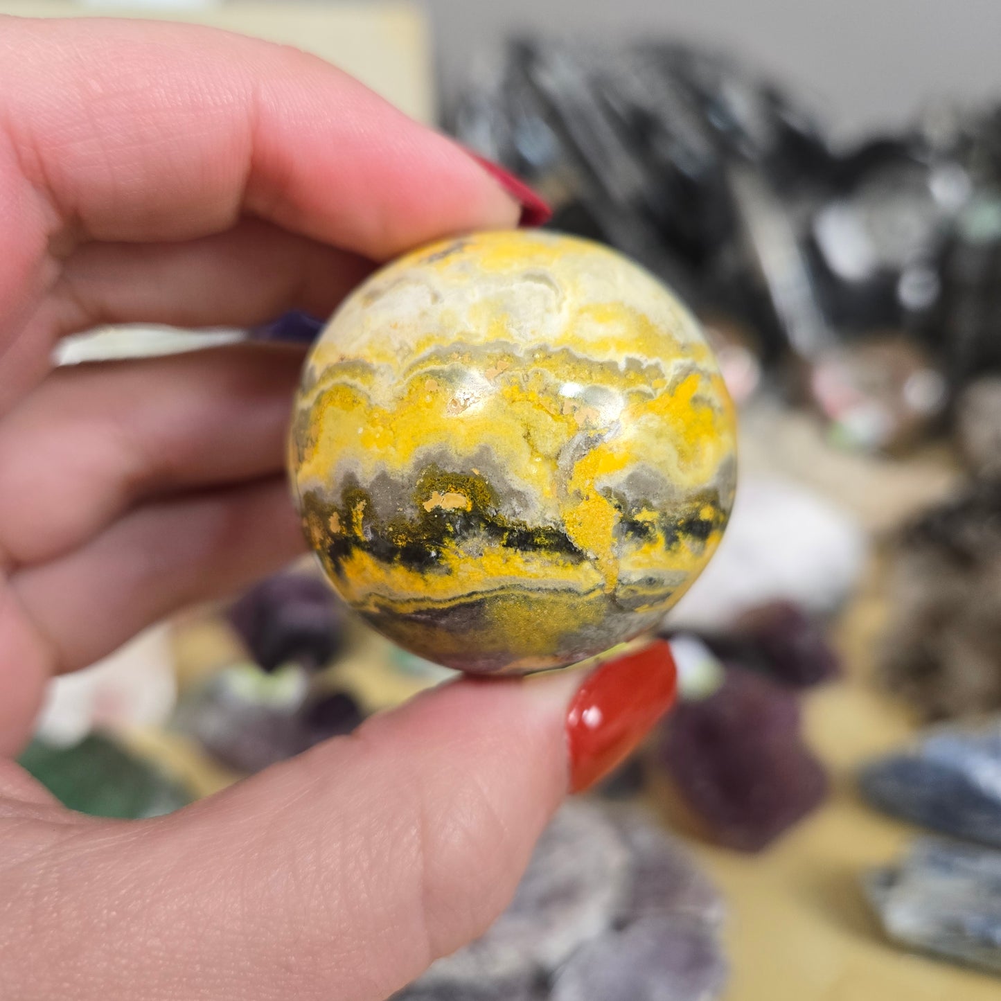 Bumblebee Jasper sphere