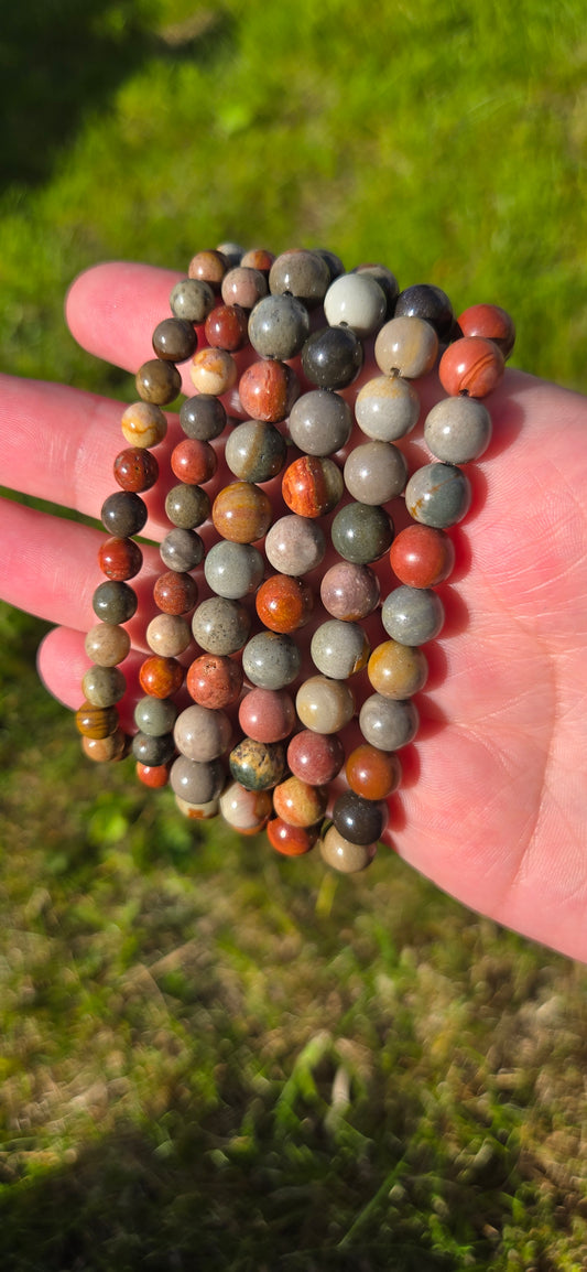 Money Agate bracelet