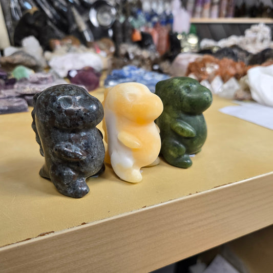 Chubby Dino carving