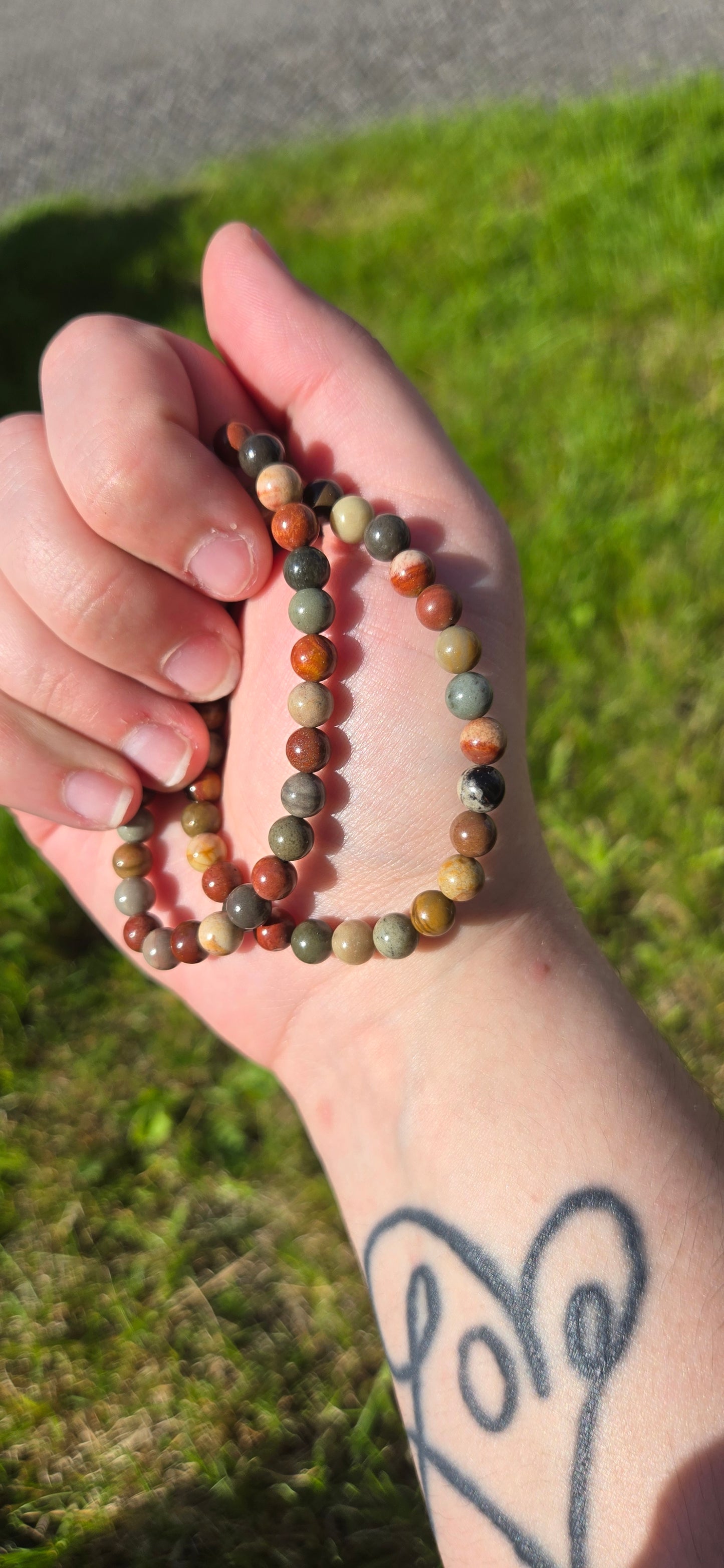 Money Agate bracelet