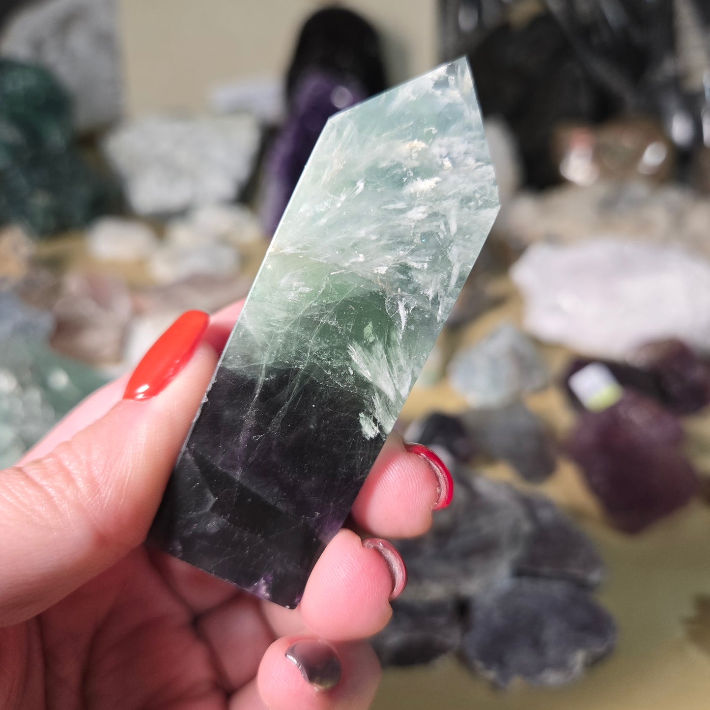Feather Fluorite tower